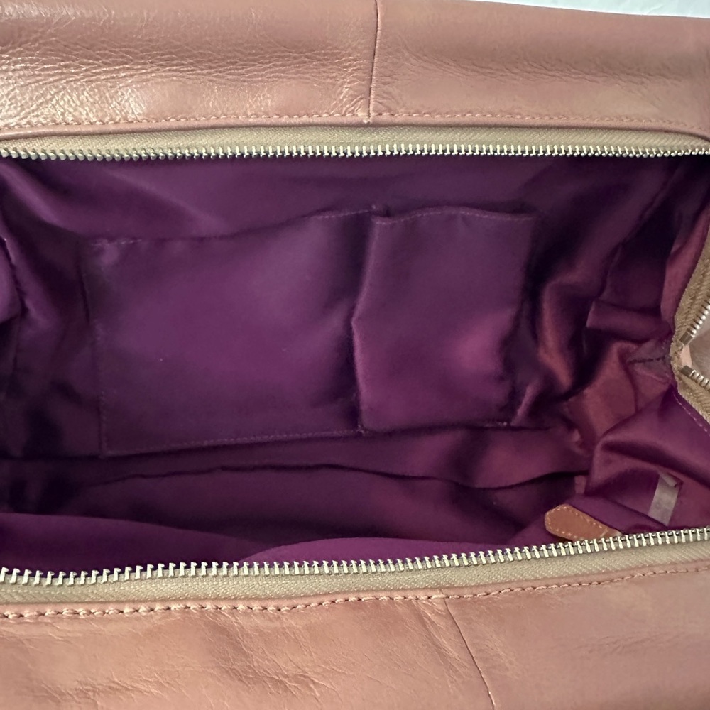 Coach Madison East/West Satchel Rose Leather Shoulder Bag - Picture 12 of 17